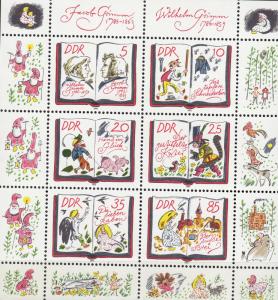 East Germany - 1985 Fairy tales Brothers Grimm Sc# 2515- MNH (409)