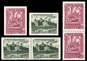 Sweden 1962 Scott #613-616 Mint Never Hinged