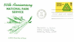 #1314 National Park Service - AHC Cachet  MS