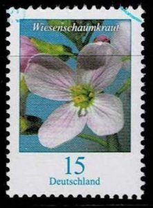 Germany 2018, Sc.#3058 used, Flower: Milkmaids (Cardamine pratensis)