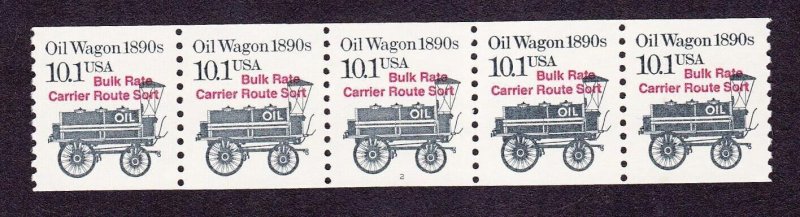 PNC5 10.1c Oil Wagon 3 Red US 2130a MNH F-VF