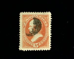 HS&C: Scott #189 Used Outstanding Jumbo margin stamp. Brilliant color. XF/S