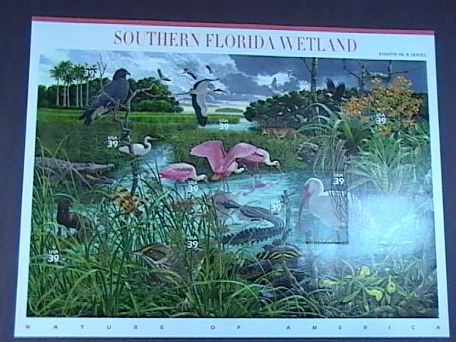 U.S.# 4099-MINT/NEVER HINGED-- PANE OF 10--SOUTH FLORIDA WETLAND--2006