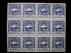 US/OHIO - # WL61 - BLOCK 12 - MNH - CAT VAL $36.00