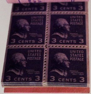 US Stamps # 807a MNH VF Booklet 103 Scott Value $45.00