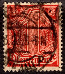 1920, Germany 1Mk, Used, Sc OL15