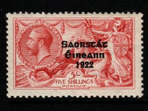 IRELAND SG84 1925 5/= ROSE-CARMINE MTD MINT