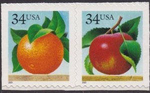 3494a Apple & Orange Pair MNH