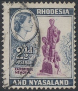 Rhodesia and Nyasaland  SG 21  SC# 161  Used see details & scans