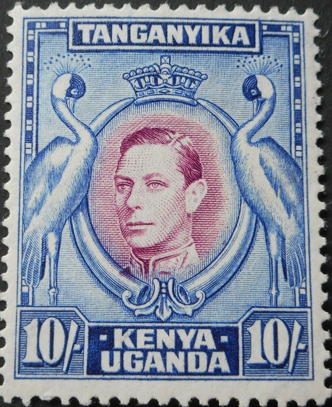 Kenya/Uganda/Tanganyika 1944 GVI 10/- SG 148b mint