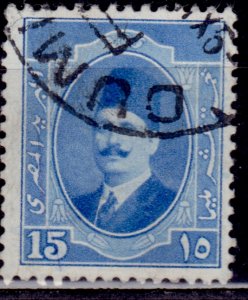 Egypt 1923-24, King Fuad, 15m, sc#98, used
