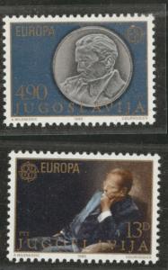 Yugsolvaia Scott 1467-68 MNH** Europa 1980 set