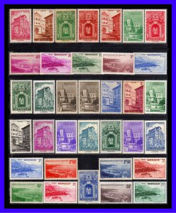 1939 - Monaco - Scott n 160 / 175 B - MNH - MO- 133 - 02