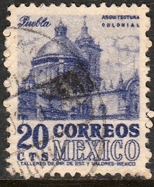 MEXICO 860, 20c 1950 Definitive wmk 279 Used F-VF. (289)