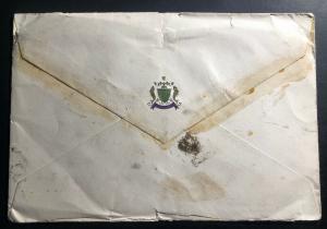 1946 Bhopal India State Service Official Airmail Cover To London England