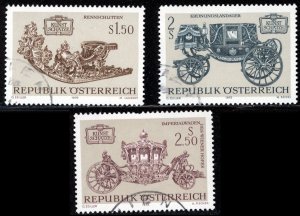 Austria 1972  Scott #934-6 used
