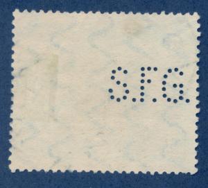 GERMAN STATES - BAVARIA SC# 274 VF U 1920 Perfin