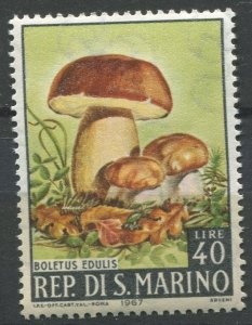 San Marino Sc#668 MNH, 40L multi, Mushrooms (1967) (1967)