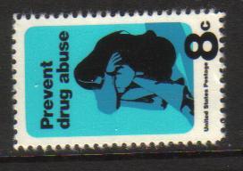 #1438 MNH  8c Prevent Drug Abuse 1971 Issue