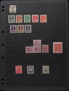 INDIA : 1929-52 Mint collection KGV & KGVI plus states SG cat £1650++.