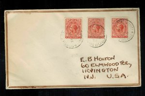 1933 Falkland Islands Airmail Cover to USA