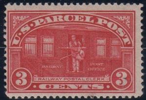 United States Q3 - Mint-H - Railway Postal Clerk (cv $11.00)