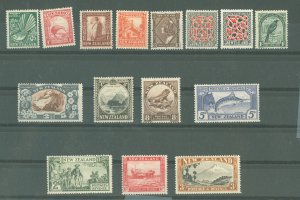 New Zealand #203-216  Single (Complete Set)