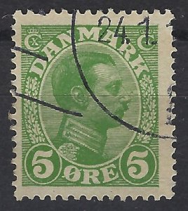 Denmark # 97 King Christian X Used