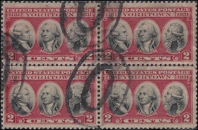 703 Used... Block of 4... SCV $1.00