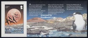 Ascension 2004, Lunar eclipse s/s, MNH