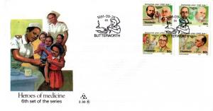 Transkei - 1991 Heroes of Medicine FDC SG 273-276