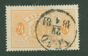 Sweden #O8a Used Single
