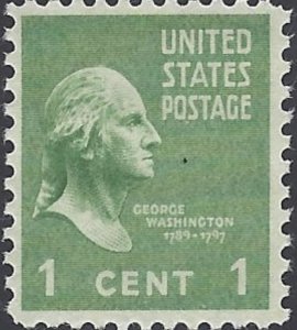 UNITED STATES USA #801 Mint MNH Stamp George Washington President