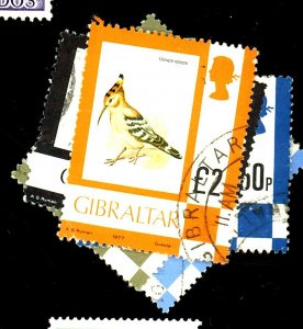 GIBRALTAR #351-55 USED FVF Cat $22