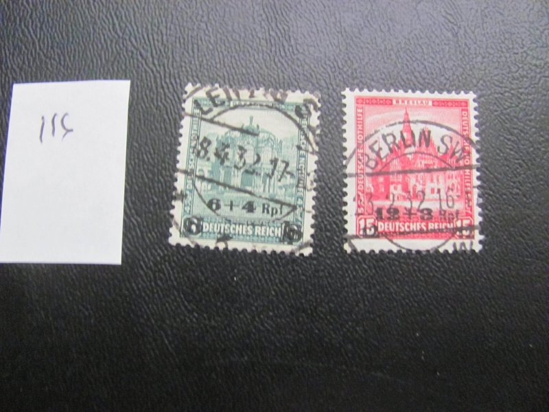 GERMANY 1932 USED  SET  XF 28 EUROS  (116)