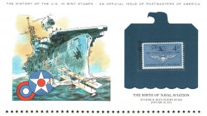 THE HISTORY OF THE U.S. IN MINT STAMPS THE BIRTH OF NAVAL AVIATION