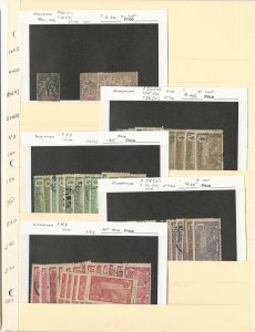 Guadeloupe Collection, Old Dealers Stock, Great Lot For Cancels, French, 4 Pages