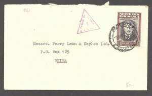 SOUTHERN RHODESIA 1941 (1 Sept) Typed cover Salisbury to - 2156