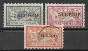 French Algeria 1924-26, on Merson, Scott # 20, 28 VF MH*, Sc # 30 Used (SL-1)