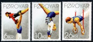 Faroe Islands 2009 - Gymnastics Club  MNH set # 514-516