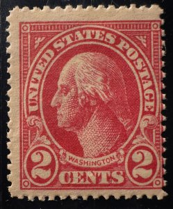 US Scott #634  Carmine,  Rotary, Type 1, Boston Forgery [Counterfeit]