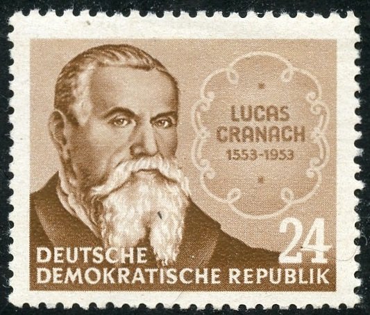 Germany DDR Scott 176 Unused F-VFHOG - 400th Death of Lucas Cranach - SCV $3.00