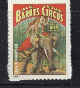 4901 * BARNES WILD ANIMAL ELEPHANT POSTER ** U.S. Postage Stamp MNH