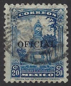 Mexico O220 USED BIN $1.00 MONUMENT