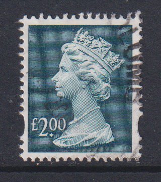 Great Britain  #MH281  used  1999  Machin £2