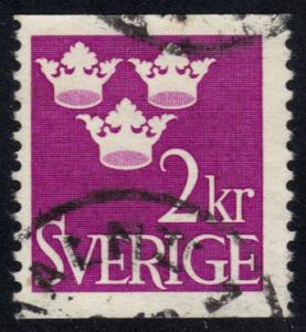 Sweden #441 Three Crowns; Used