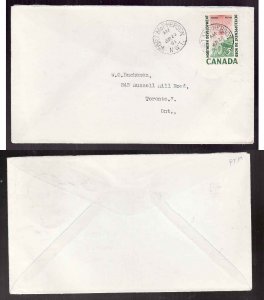 Canada-cover #5009 - 5c Northern Development-Fort McPherson,NWT-Jun 22 1961-