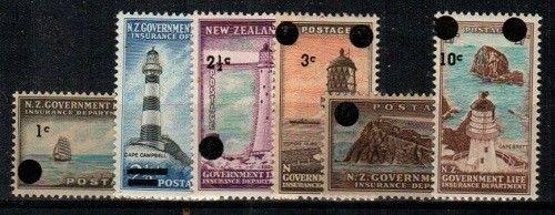 New Zealand Scott OY37-42 Mint NH (Catalog Value $22.00)