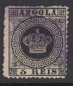 ANGOLA, Scott 1b, used (thin)