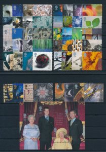 Great Britain Queen Elisabeth 2000 Complete Year Set commemorative issues MNH